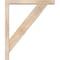 Ekena Millwork Traditional Block Smooth Bracket w/ Offset Brace, Douglas Fir, 3 1/2"W x 20"D x 24"H BKT0402X20X24TRA05SDF - alternate 2